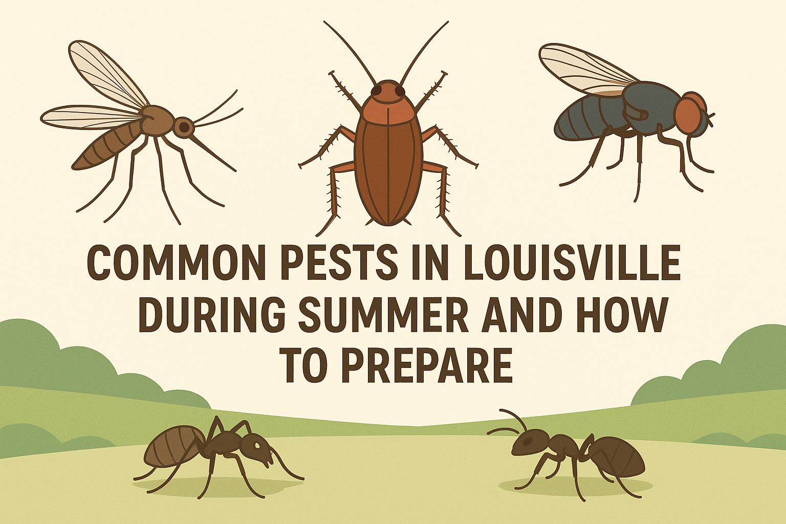 Pests in Louisville During Summer