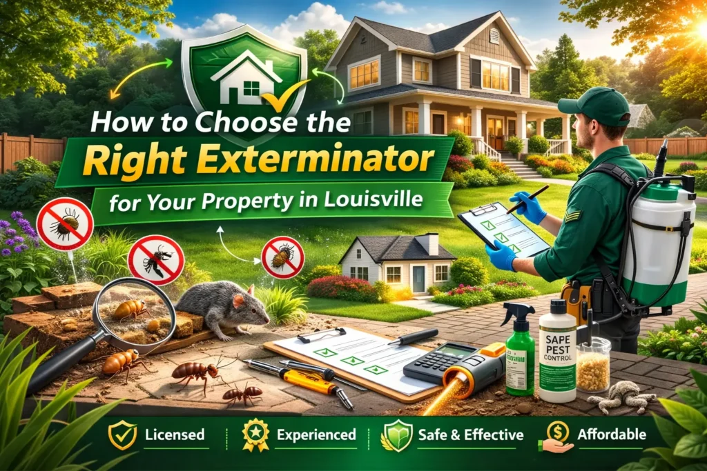 How to Choose the Right Exterminator for Your Property in Louisville