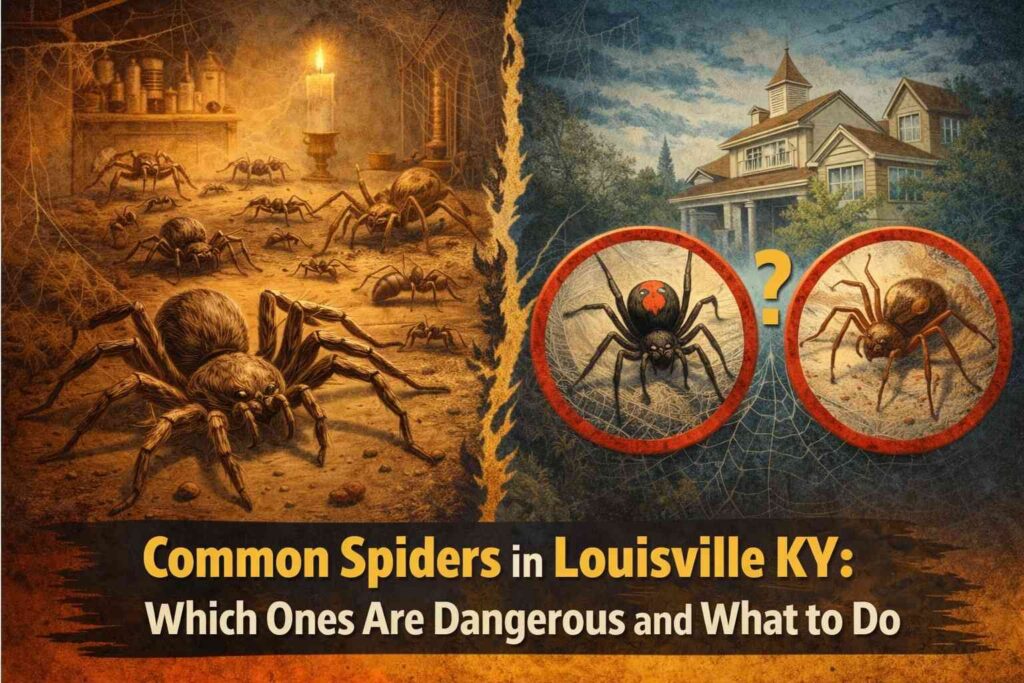 Common Spiders in Louisville KY Which Ones Are Dangerous and What to Do