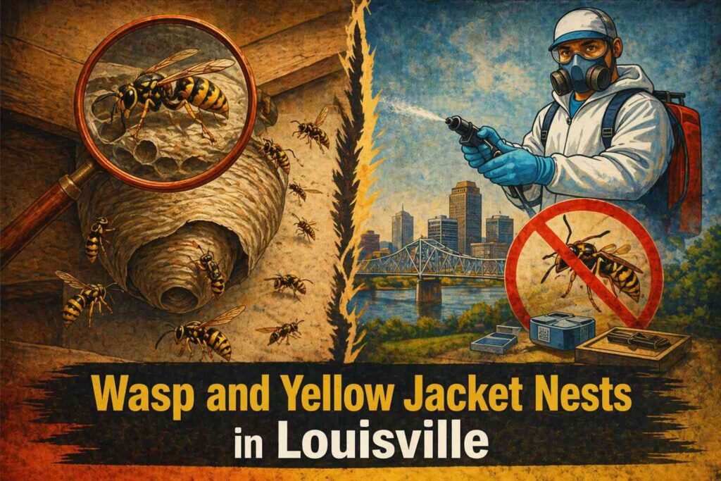 Wasp and Yellow Jacket Nests in Louisville