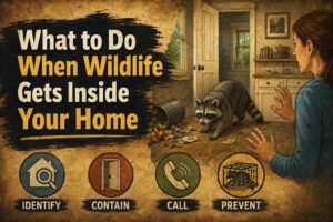 What to Do When Wildlife Gets Inside Your Home