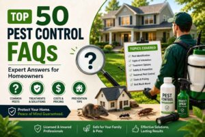 Top 50 Pest Control FAQs